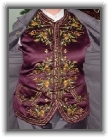 18thwaistcoat * Close-up of Waistcoat Embroidery