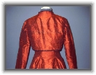 OrangeBack * 1950s Orange Silk, with Jacket, Back