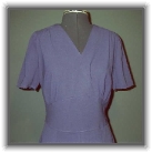 PurpleClose * 1940s Swing Dress, Close-up